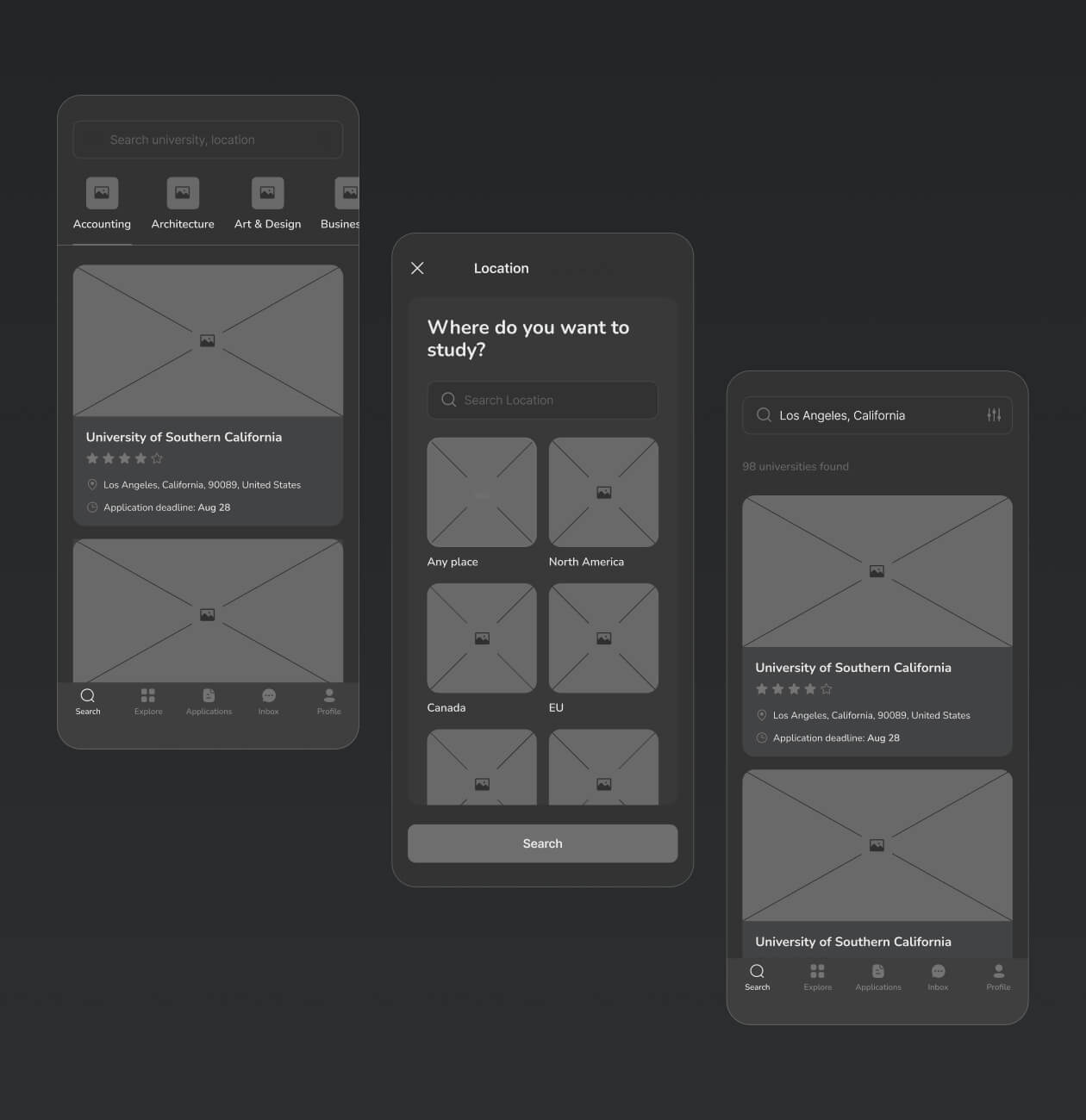 UVER – Universities Aggregator mobile app - Website Development - Photo 7