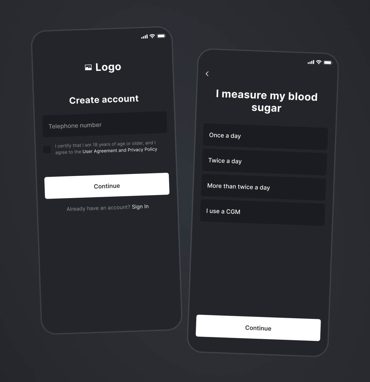 Glume – healthcare mobile app for diabetics - Website Development - Photo 7