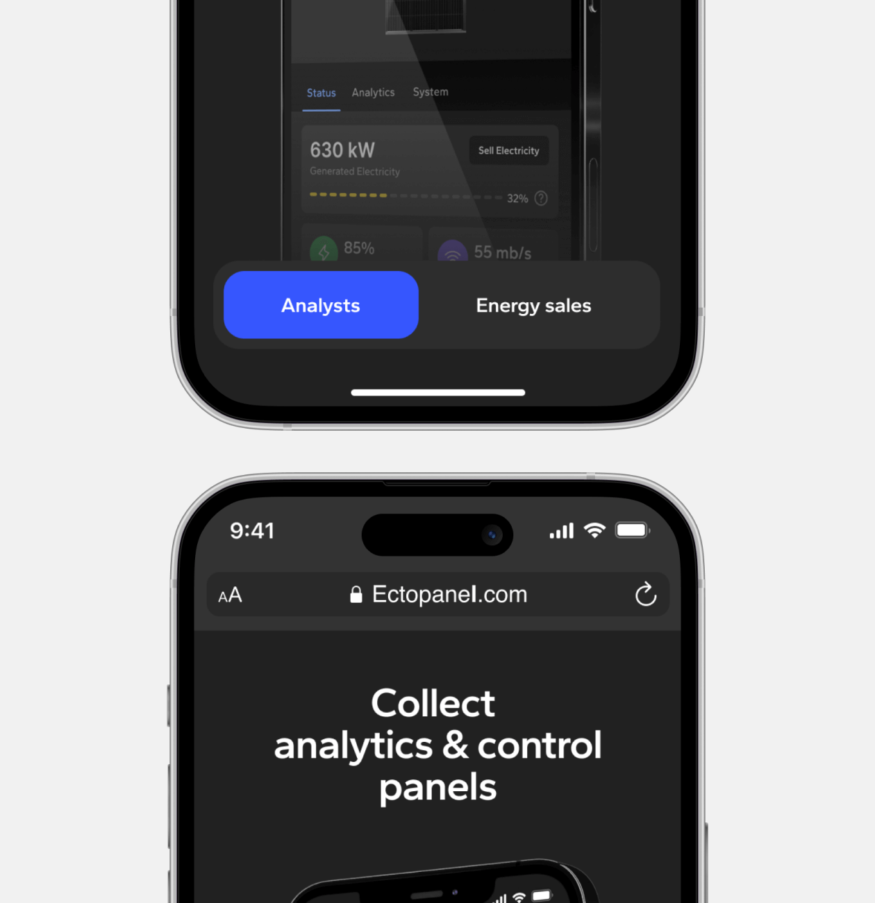 Ectopanel – Promo website for mobile app - Website Development - Photo 11