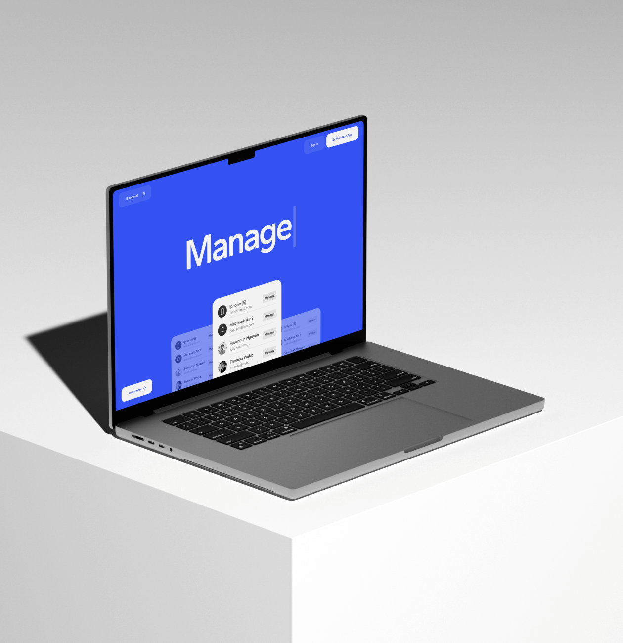 Ectopanel – Promo website for mobile app - Website Development - Photo 4