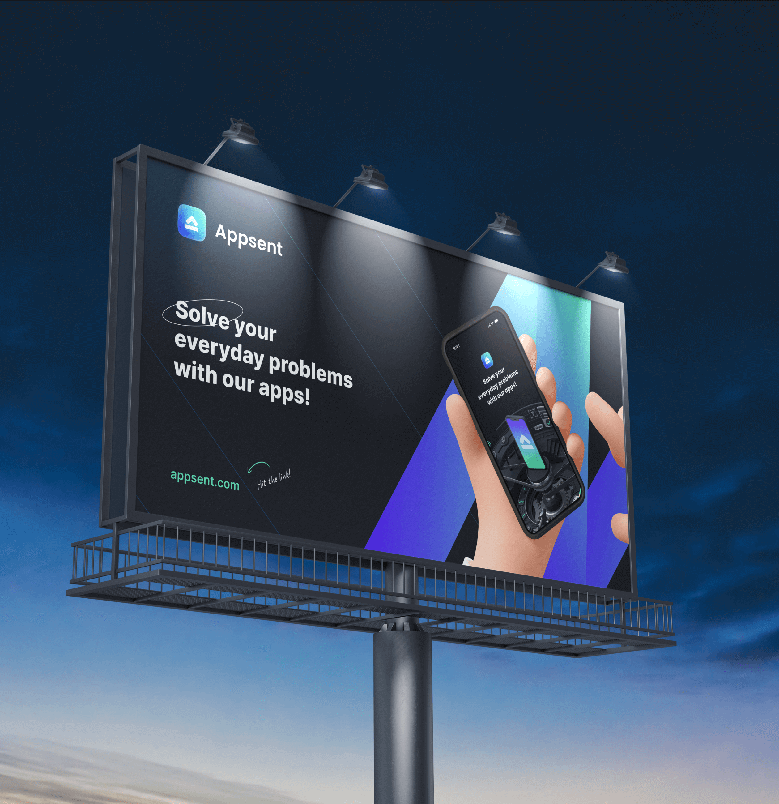 Appsent – Branding for the Application Developers company - Website Development - Photo 12