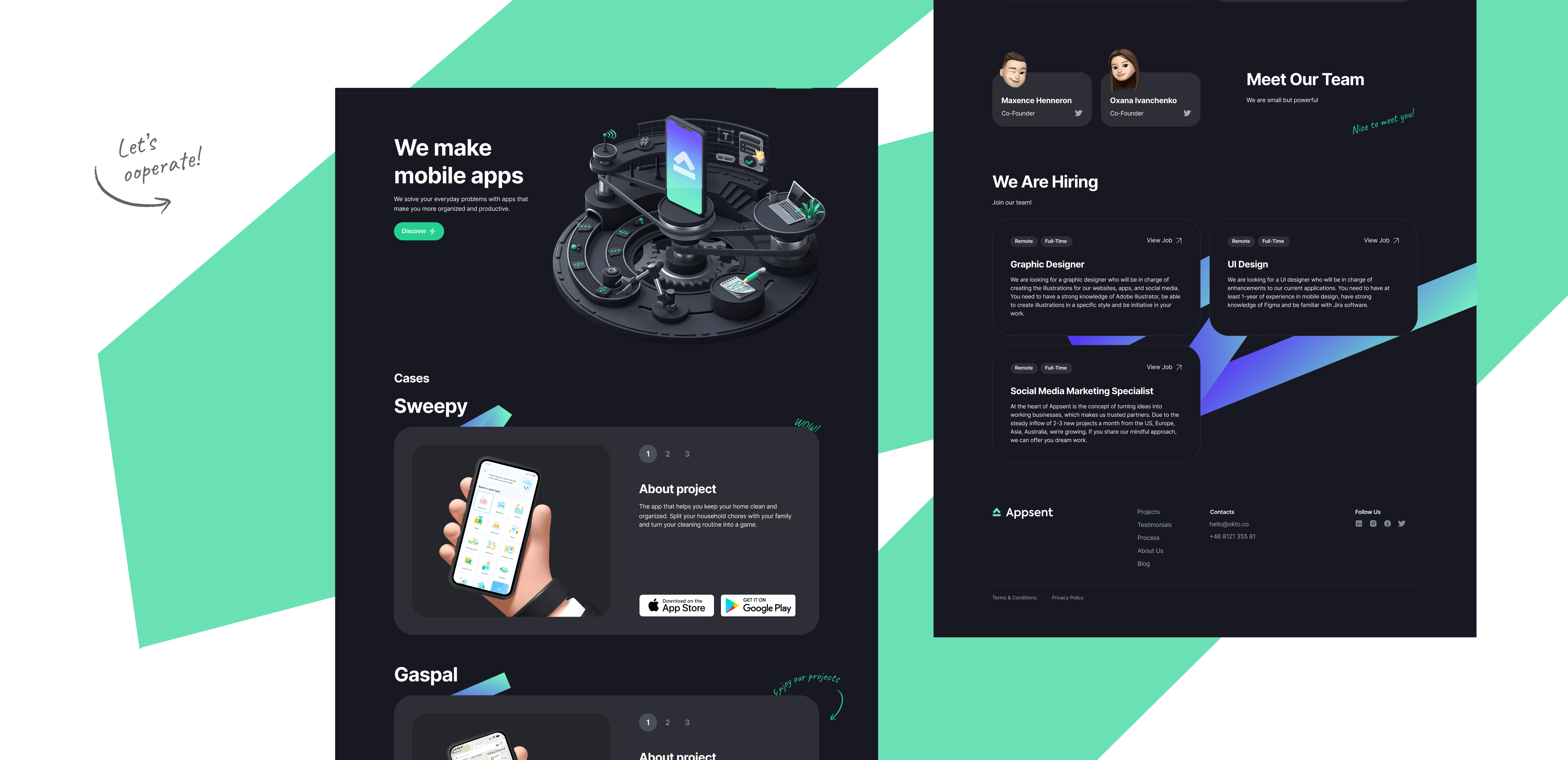Appsent – Branding for the Application Developers company - Website Development - Photo 19